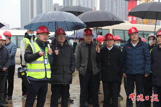 國鐵集團副總經(jīng)理王同軍來常檢查常益長高鐵建設(shè)情況 抓緊推進工程建設(shè) 加快實現(xiàn)常益長高鐵開通