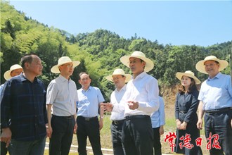 曹志強周振宇在桃源縣、鼎城區(qū)調研時強調 以釘釘子精神推進尾礦庫污染防治工作