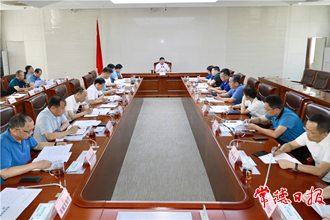 市城市建設規(guī)劃審查領導小組會議召開