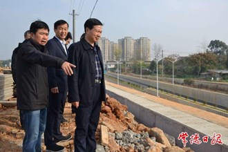 常德市領(lǐng)導(dǎo)專題調(diào)研常德站北站房建設(shè)工作