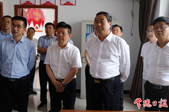 河南省南陽市人大常委會(huì)調(diào)研組來常調(diào)研交流