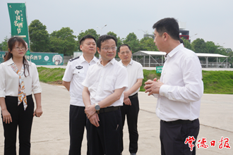 市領(lǐng)導(dǎo)調(diào)研常德經(jīng)開區(qū)、柳葉湖旅游度假區(qū)政法工作