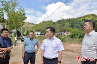 市領(lǐng)導(dǎo)赴桃源縣檢查指導(dǎo)災(zāi)后重建工作