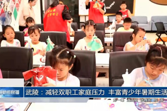 武陵：減輕雙職工家庭壓力 豐富青少年暑期生活