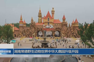 湖南常德野生動物世界中華大鹿園升級開園
